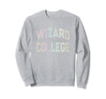 Crazy Sarcastic Wizard College Sweatshirt - Novelty Apparel Men Women - T-Shirt, Sweatshirt, Hoodie