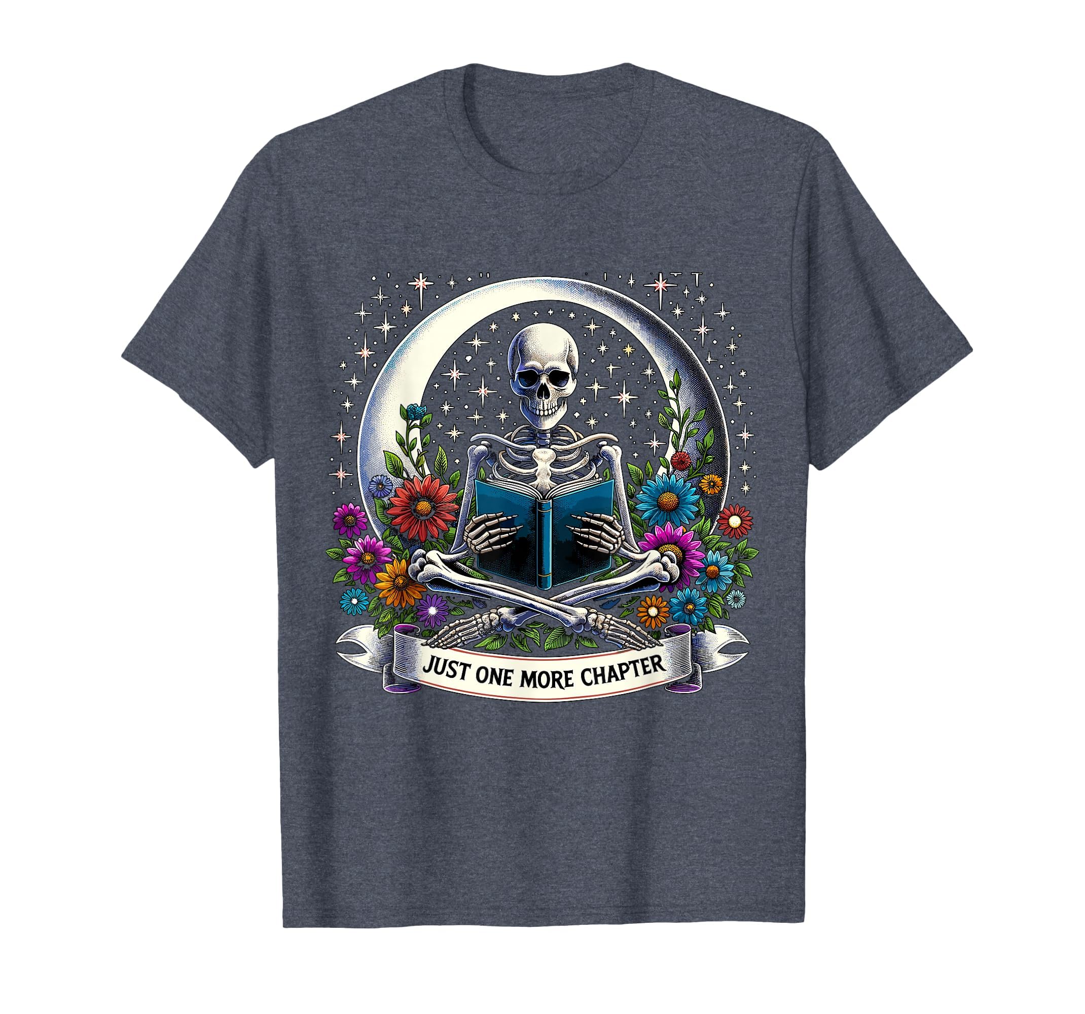 Reading Just One More Chapter T-Shirt - Aesthetic Graphic Men Women - T-Shirt, Sweatshirt, Hoodie