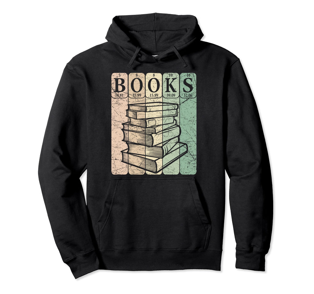 Book Reader Periodic Table Hoodie - Casual Everyday Wear Men Women - T-Shirt, Sweatshirt, Hoodie