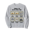 Things I Do My Spare Time Reading Sweatshirt - Graphic Print Men Women - T-Shirt, Sweatshirt, Hoodie