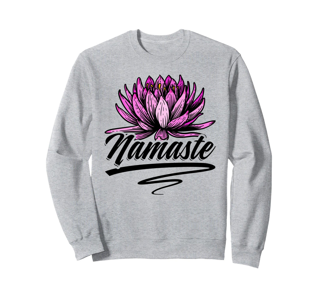 Buddhist Namaste Mindfulness Yoga Sweatshirt - Minimalist Print for Adults - T-Shirt, Sweatshirt, Hoodie