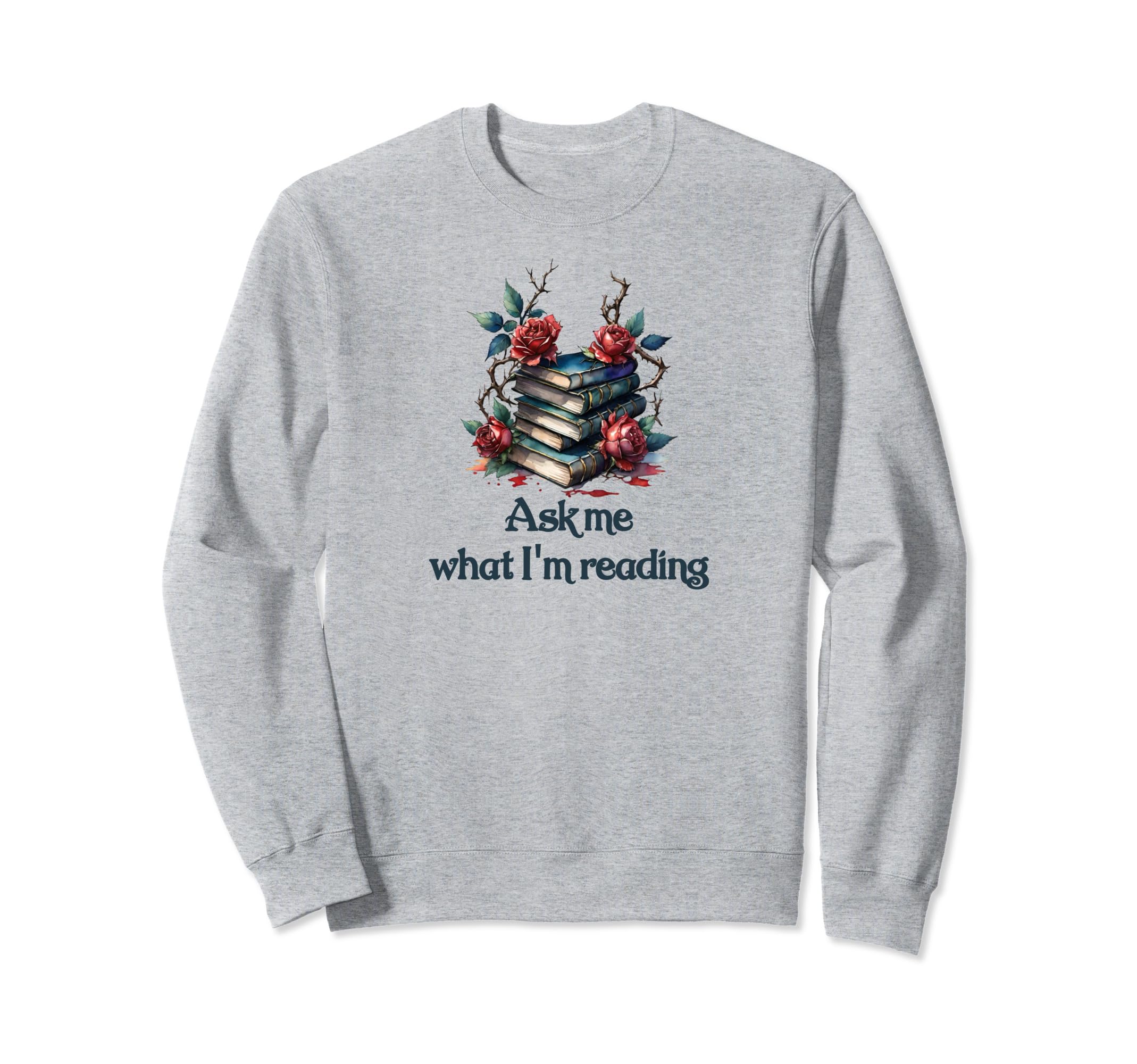 Book Worm Book Stack Reading Addict Sweatshirt - Novelty Apparel Unisex - T-Shirt, Sweatshirt, Hoodie