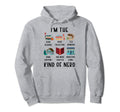Im Kind Nerd Funny Book Reading Hoodie - Casual Everyday Wear for Adults - T-Shirt, Sweatshirt, Hoodie