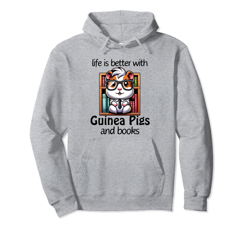 Guinea Pig Books Bookworm Lit Hoodie - Aesthetic Graphic Unisex - T-Shirt, Sweatshirt, Hoodie