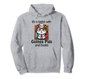 Guinea Pig Books Bookworm Lit Hoodie - Aesthetic Graphic Unisex - T-Shirt, Sweatshirt, Hoodie