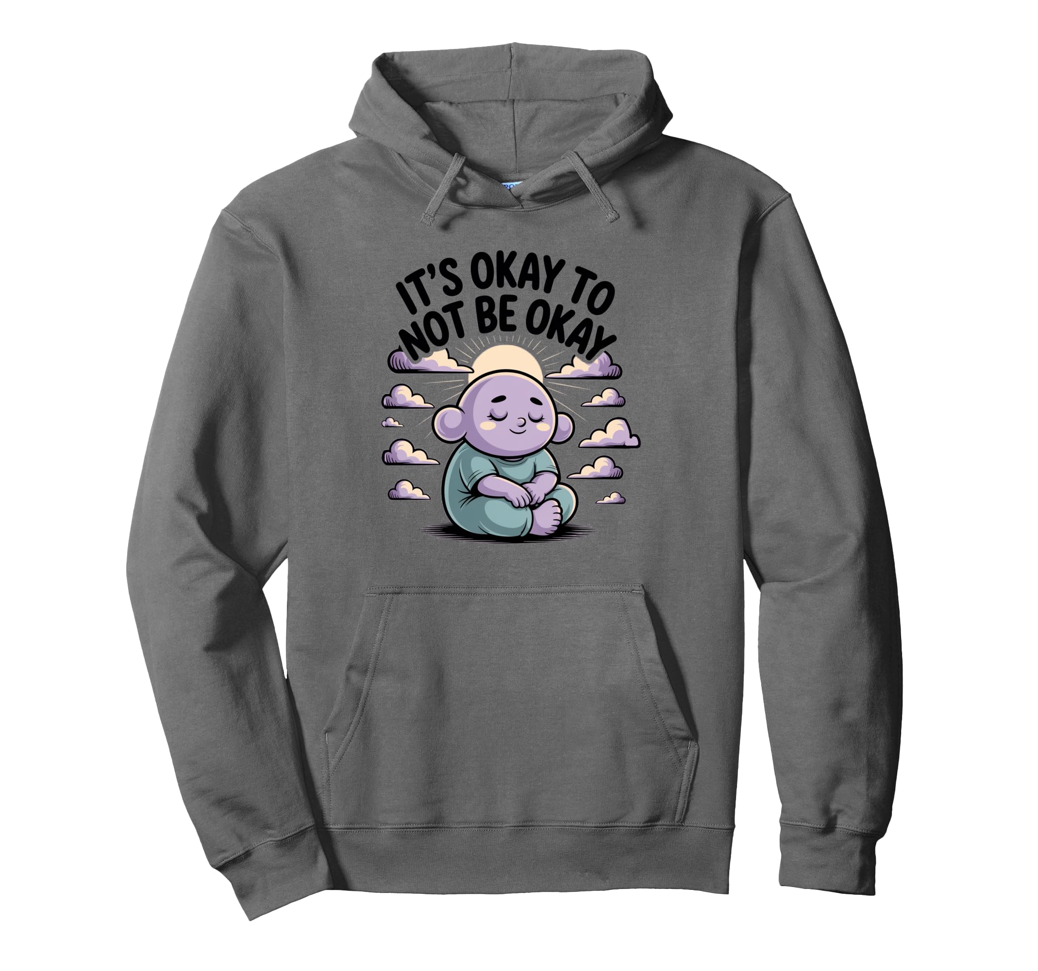 Its Okay To Not Be Okay Therapist Hoodie - Novelty Apparel for Adults - T-Shirt, Sweatshirt, Hoodie