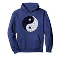Yin Yang Dot Art Minimalist Balance Hoodie - Novelty Apparel Men Women - T-Shirt, Sweatshirt, Hoodie