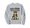 Hold Partner Im Overstimulated Sweatshirt - Unique Graphic for Adults - T-Shirt, Sweatshirt, Hoodie