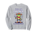 Hold Partner Im Overstimulated Funny Sweatshirt - Graphic Print Men Women - T-Shirt, Sweatshirt, Hoodie