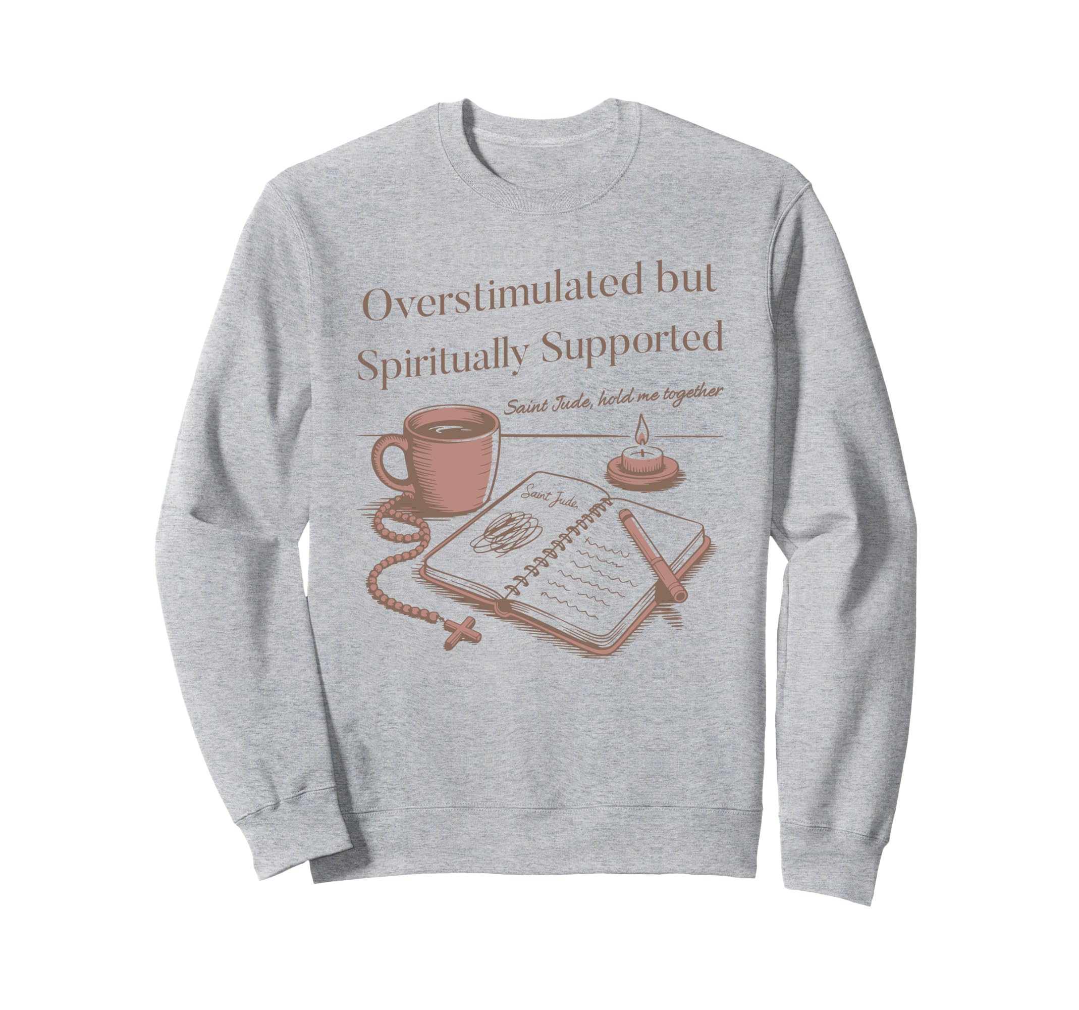 Christian Mom Saint Jude Sweatshirt - Graphic Print for Adults - T-Shirt, Sweatshirt, Hoodie