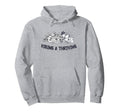 Vibing And Thriving Mental Health Hoodie - Trendy Graphic Unisex - T-Shirt, Sweatshirt, Hoodie
