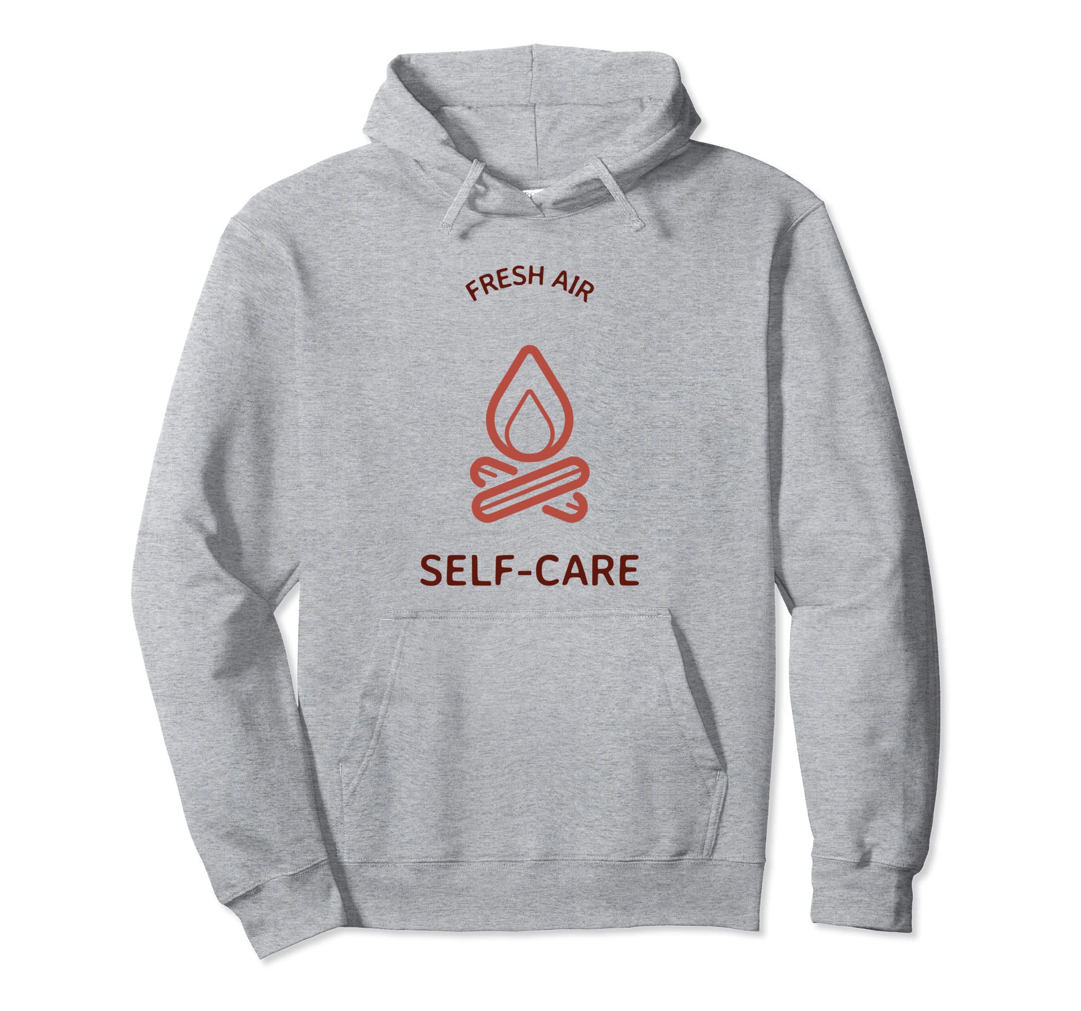 Fresh Air Self Care Mental Health Hoodie - Minimalist Print for Adults - T-Shirt, Sweatshirt, Hoodie