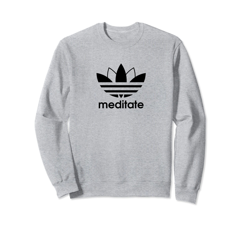 Meditate Breathe And Be Present Sweatshirt - Custom Art Print Men Women - T-Shirt, Sweatshirt, Hoodie
