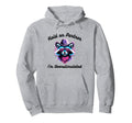 Hold Partner Im Overstimulated Funny Hoodie - Minimalist Print Unisex - T-Shirt, Sweatshirt, Hoodie