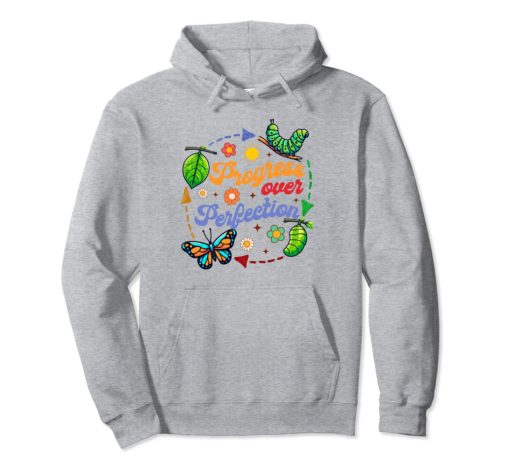 Teacher Motivation Caterpillar Hoodie - Casual Everyday Wear Men Women - T-Shirt, Sweatshirt, Hoodie