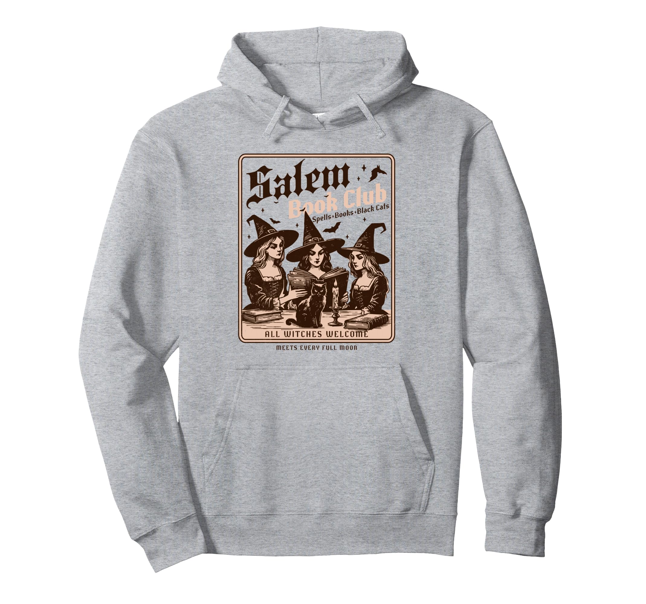 Salem Book Club Bookish Halloween Salem Hoodie - Streetwear Style Unisex - T-Shirt, Sweatshirt, Hoodie