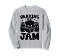 Reading Is My Jam Book Bookworm Sweatshirt - Graphic Print Men Women - T-Shirt, Sweatshirt, Hoodie