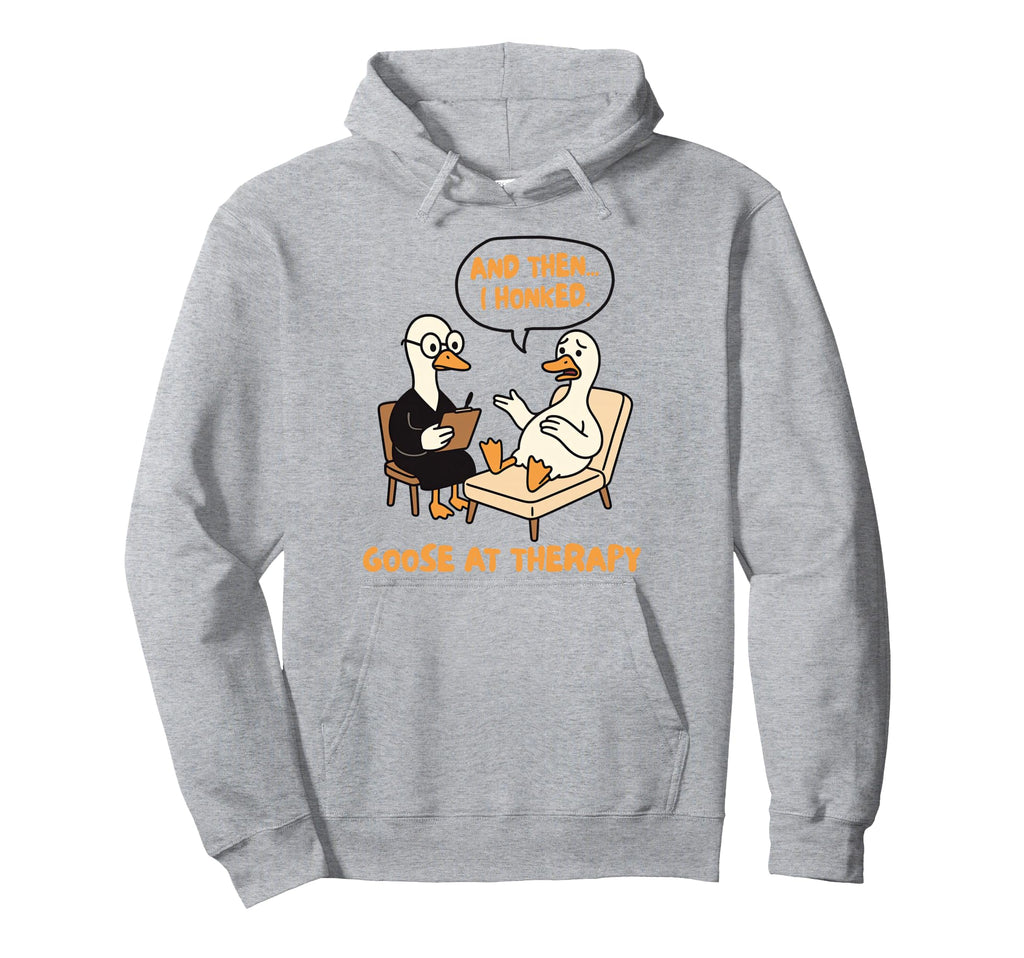 Therapist Counselor Anxiety Then I Hoodie - Novelty Apparel for Adults - T-Shirt, Sweatshirt, Hoodie