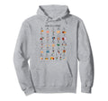 Coping Skills Alphabet Mental Health Hoodie - Custom Art Print Men Women - T-Shirt, Sweatshirt, Hoodie