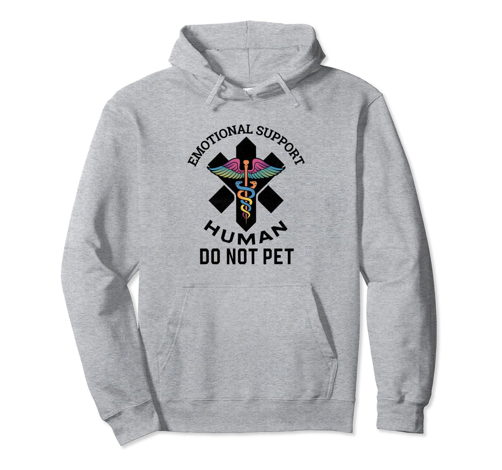 Emotional Support Human Service Dog Hoodie - Custom Art Print Men Women - T-Shirt, Sweatshirt, Hoodie