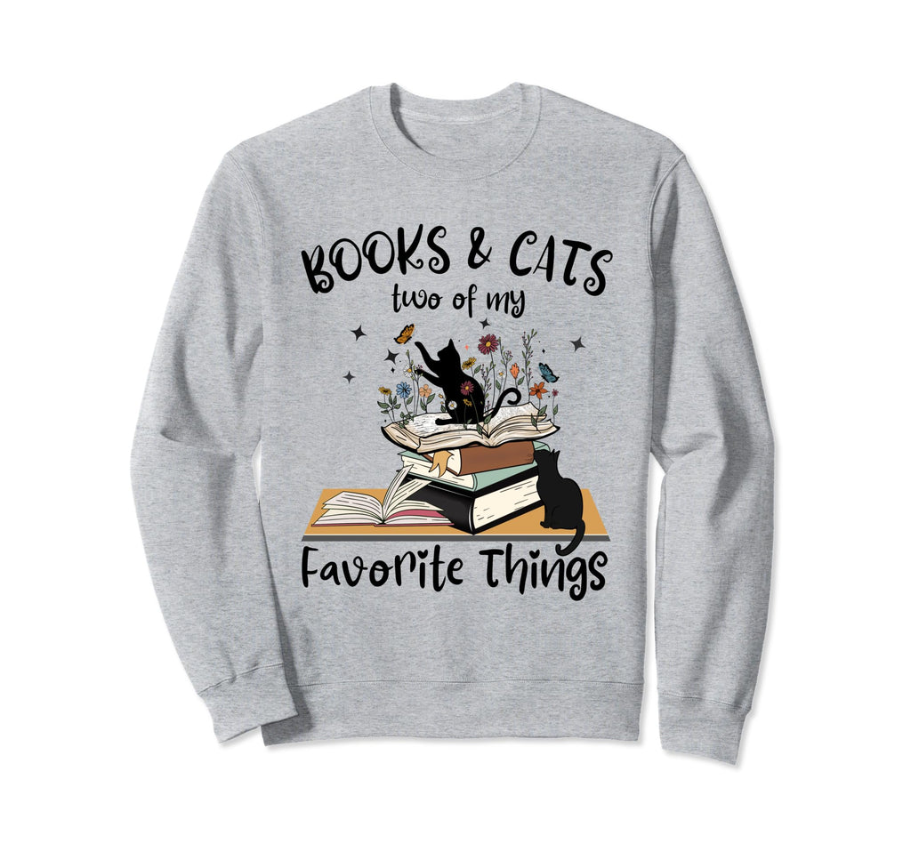 Gardening Plant Book Coffee Cat Sweatshirt - Streetwear Style for Adults - T-Shirt, Sweatshirt, Hoodie