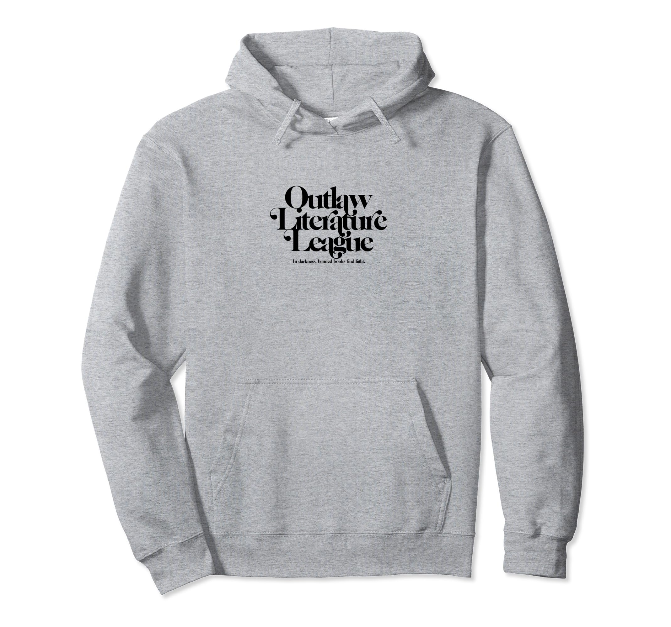 Outlawed Literature League Banned Books Hoodie - Trendy Graphic for Adults - T-Shirt, Sweatshirt, Hoodie