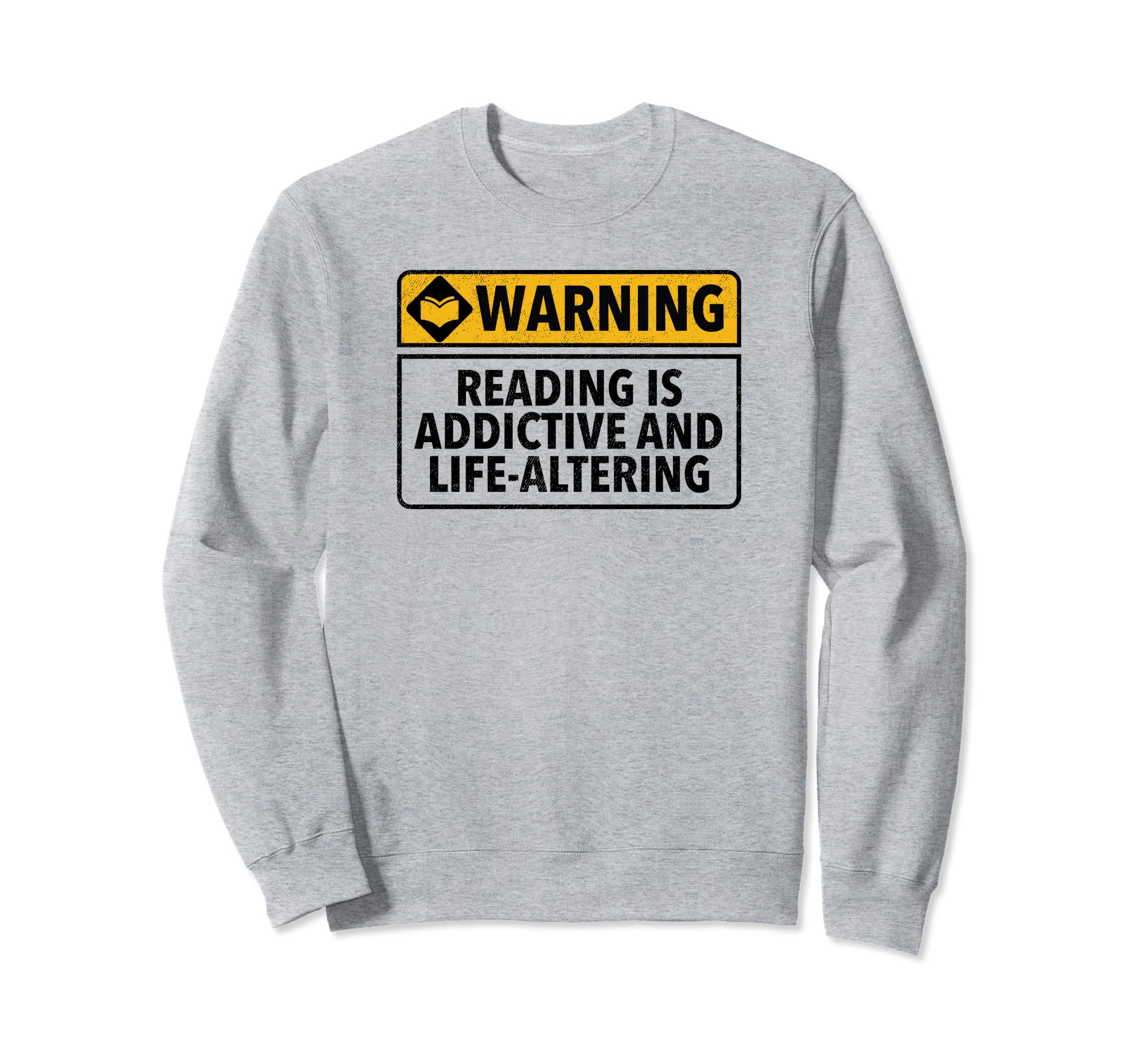Bookworm Warning Reading Literary Book Sweatshirt - Novelty Apparel Unisex - T-Shirt, Sweatshirt, Hoodie