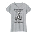 Introvert Read Spicy Books Lover T-Shirt - Trendy Graphic for Adults - T-Shirt, Sweatshirt, Hoodie