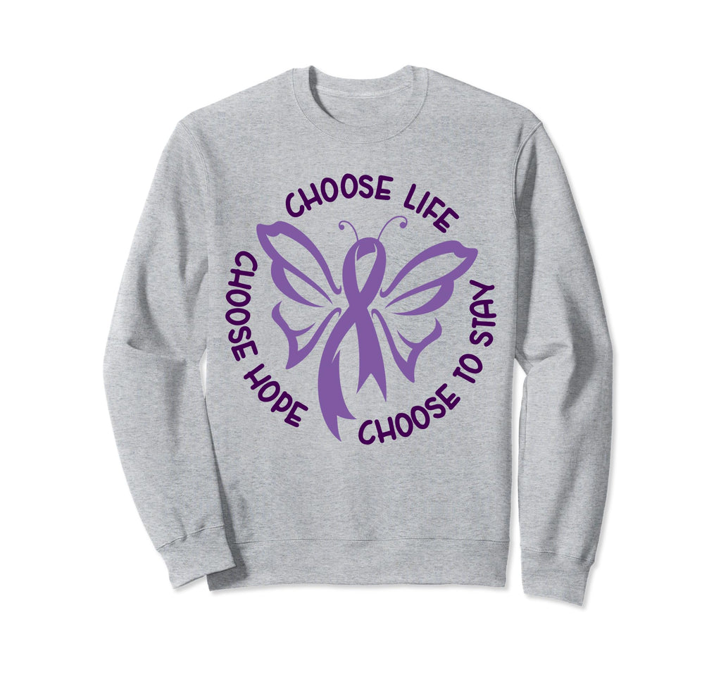 Choose Life Support Survivor Suicide Sweatshirt - Custom Art Print Unisex - T-Shirt, Sweatshirt, Hoodie