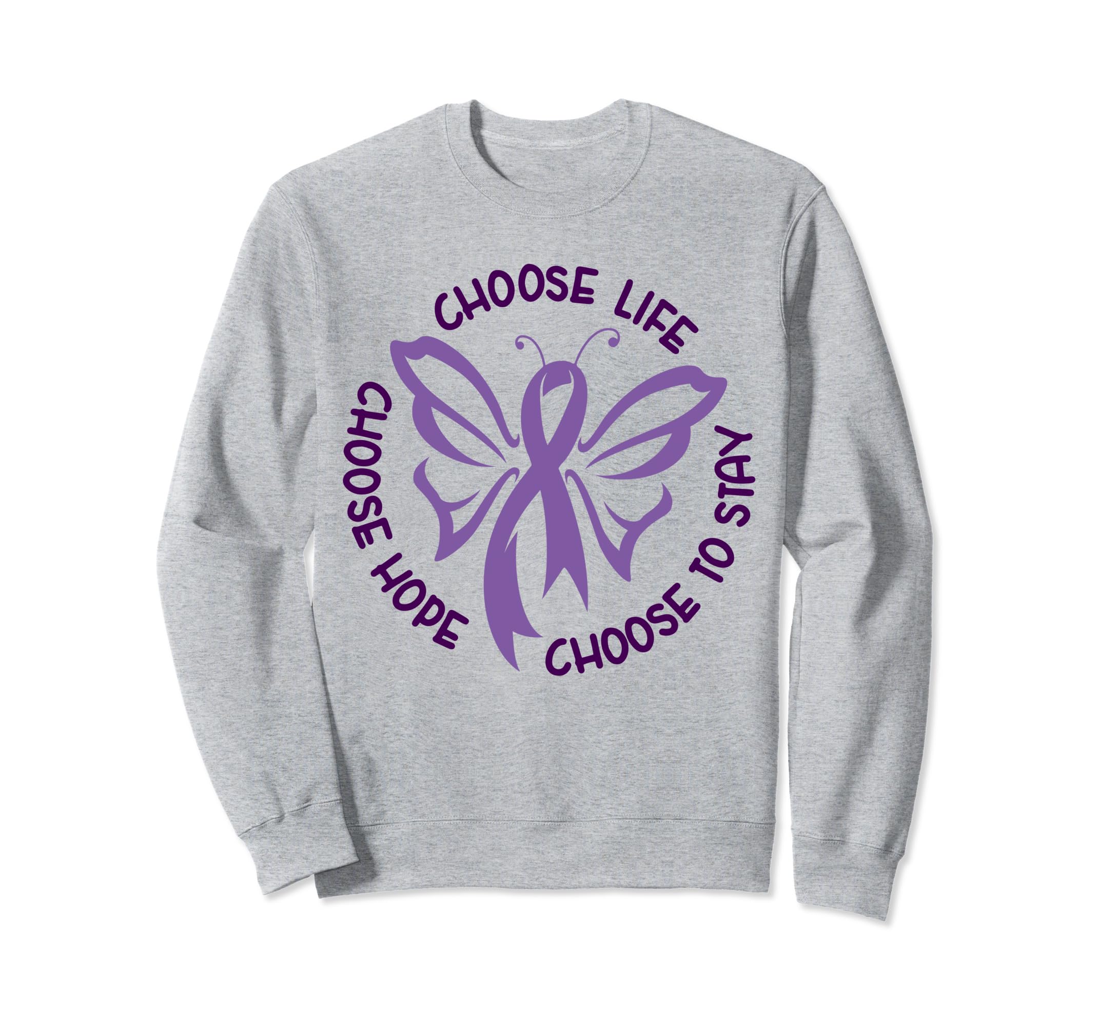 Choose Life Support Survivor Suicide Sweatshirt - Custom Art Print Unisex - T-Shirt, Sweatshirt, Hoodie