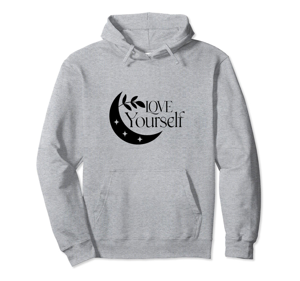 Love Yourself Moon And Stars Bohemian Hoodie - Aesthetic Graphic Men Women - T-Shirt, Sweatshirt, Hoodie