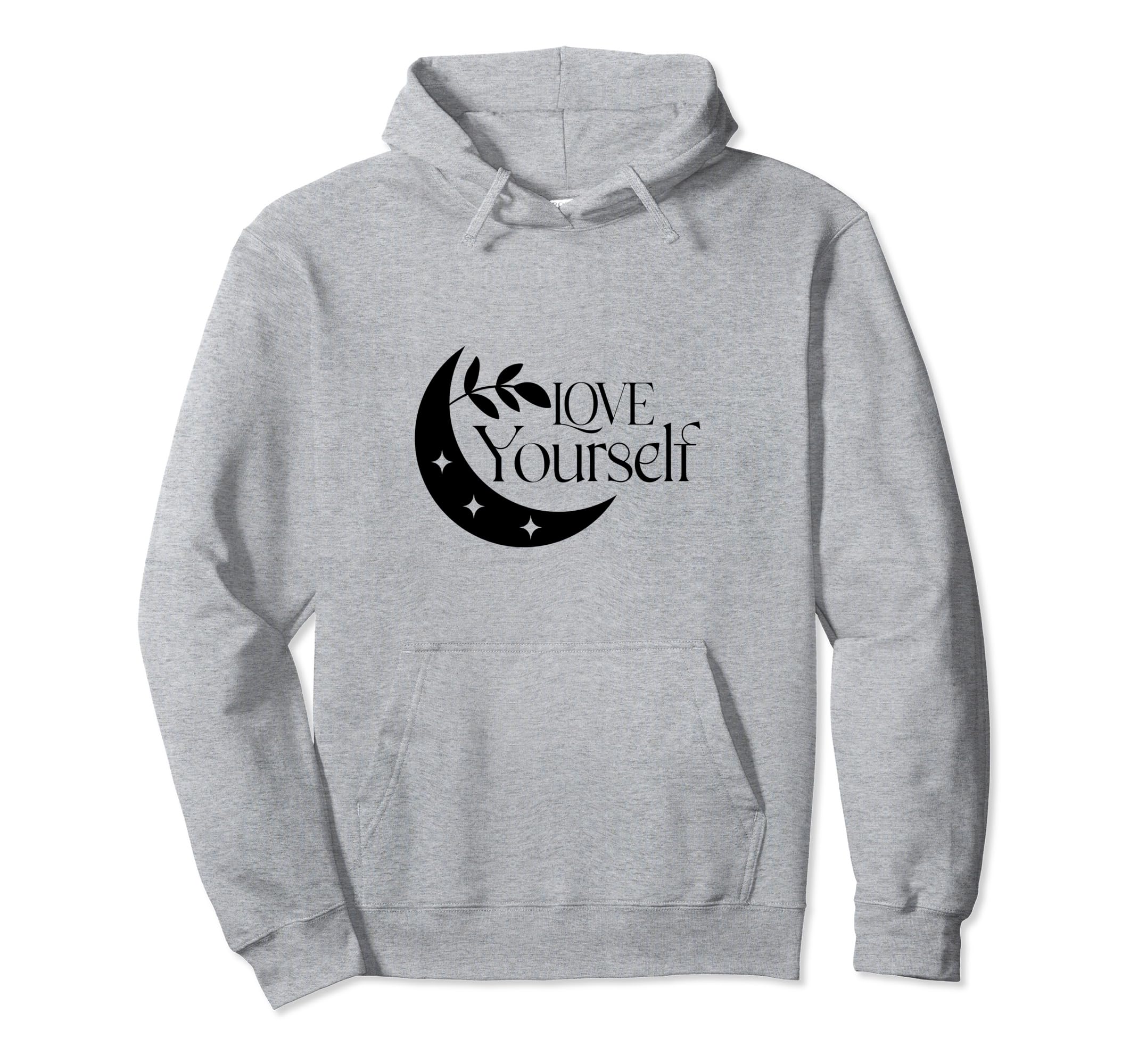 Love Yourself Moon And Stars Bohemian Hoodie - Aesthetic Graphic Men Women - T-Shirt, Sweatshirt, Hoodie