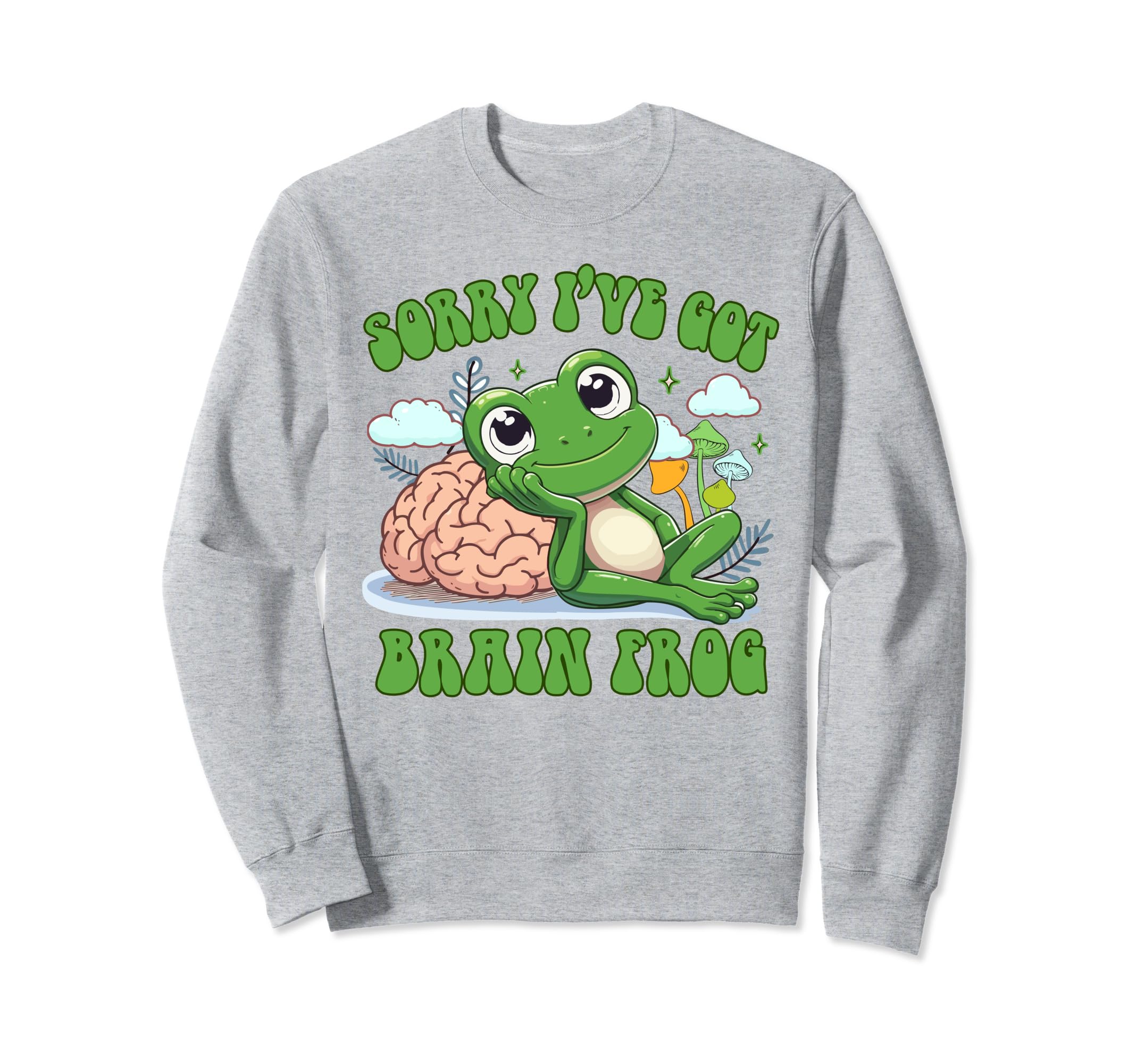 Mental Health Depression Frog Sweatshirt - Fun Novelty Design Men Women - T-Shirt, Sweatshirt, Hoodie