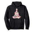 Yoga Made Flowers Meditation Peace Art Hoodie - Graphic Print Men Women - T-Shirt, Sweatshirt, Hoodie