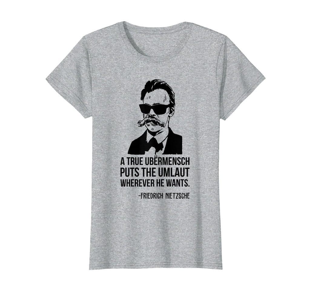 Friedrich Nietzsche Philosophy T-Shirt - Casual Everyday Wear for Adults - T-Shirt, Sweatshirt, Hoodie