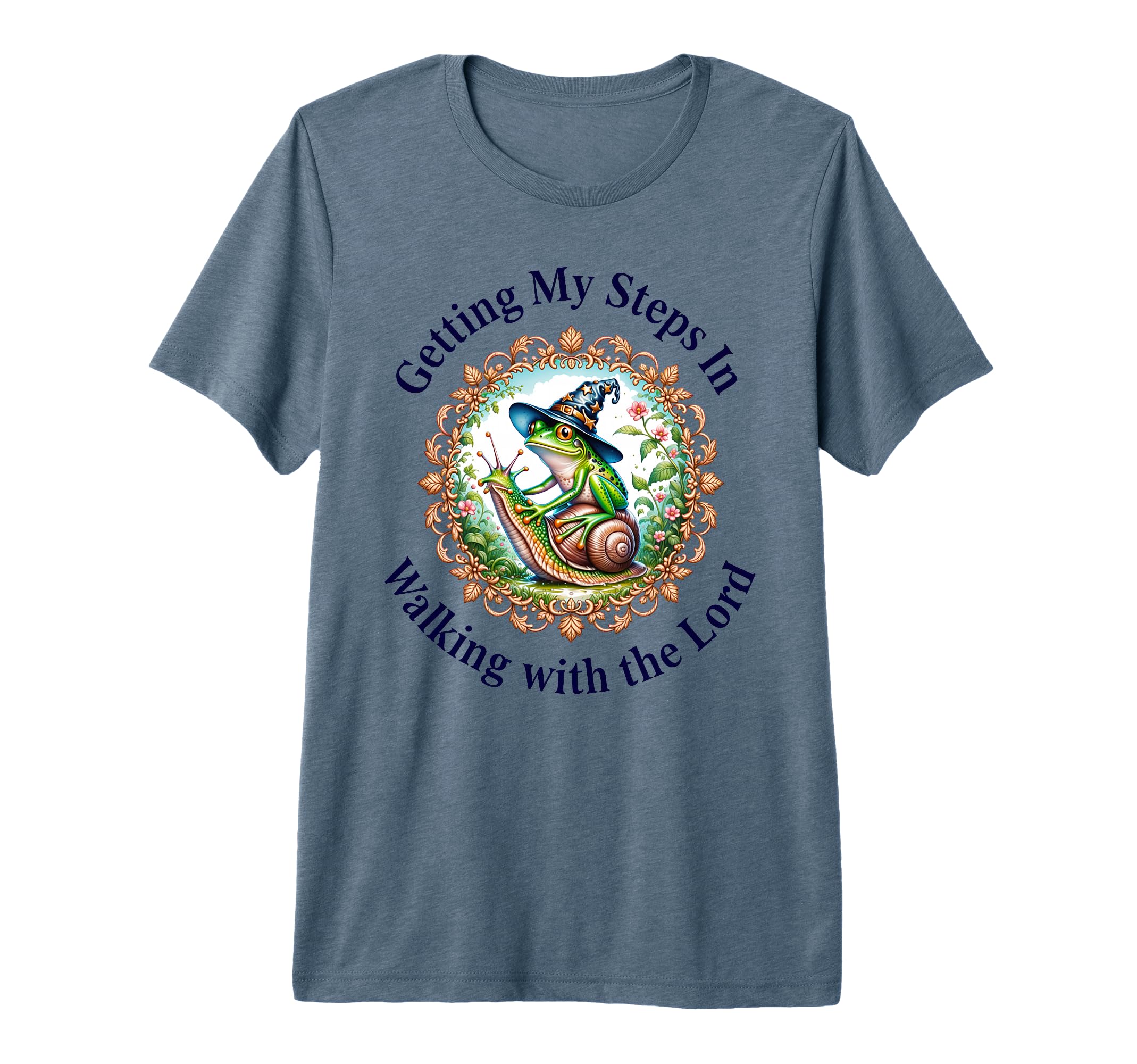 Getting My Steps Walking Lord Frog T-Shirt - Novelty Apparel for Adults - T-Shirt, Sweatshirt, Hoodie