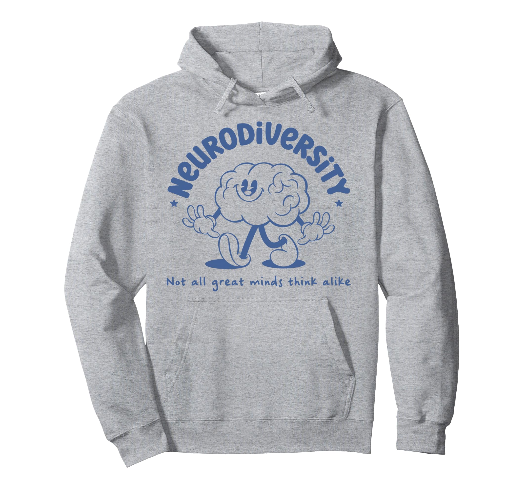 Neurodiversity All Great Minds Dont Think Hoodie - Minimalist Print Unisex - T-Shirt, Sweatshirt, Hoodie