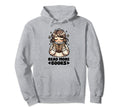 Read More Books Reader Bookworm Hoodie - Minimalist Print for Adults - T-Shirt, Sweatshirt, Hoodie