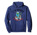 Monster Love Reading Animal Book Lover Id Hoodie - Streetwear Style Unisex - T-Shirt, Sweatshirt, Hoodie