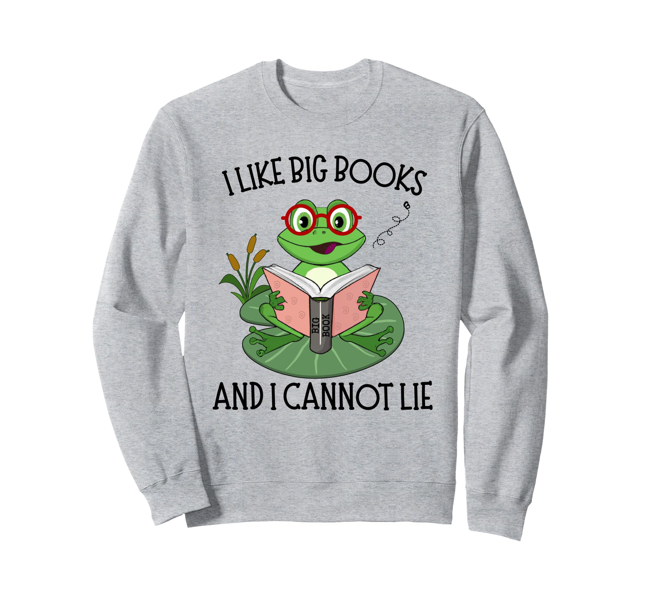 I Like Big Books And I Cannot Sweatshirt - Aesthetic Graphic for Adults - T-Shirt, Sweatshirt, Hoodie