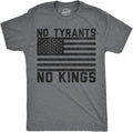 Mens Funny T Shirts No Tyrants No Kings Sarcastic Political Graphic Novelty Tee for Men Unisex T-shirt, Sweatshirt, Hoodie, Long Sleeve Tee - T-Shirt, Sweatshirt, Hoodie