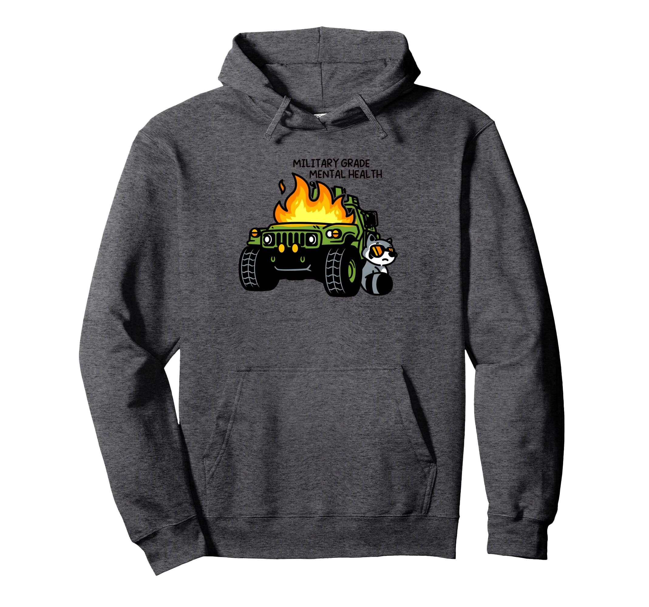 Military Grade Mental Health Hoodie - Novelty Apparel Men Women - T-Shirt, Sweatshirt, Hoodie