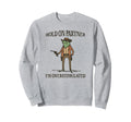 Hold Partner Im Overstimulated Frog Sweatshirt - Unique Graphic for Adults - T-Shirt, Sweatshirt, Hoodie