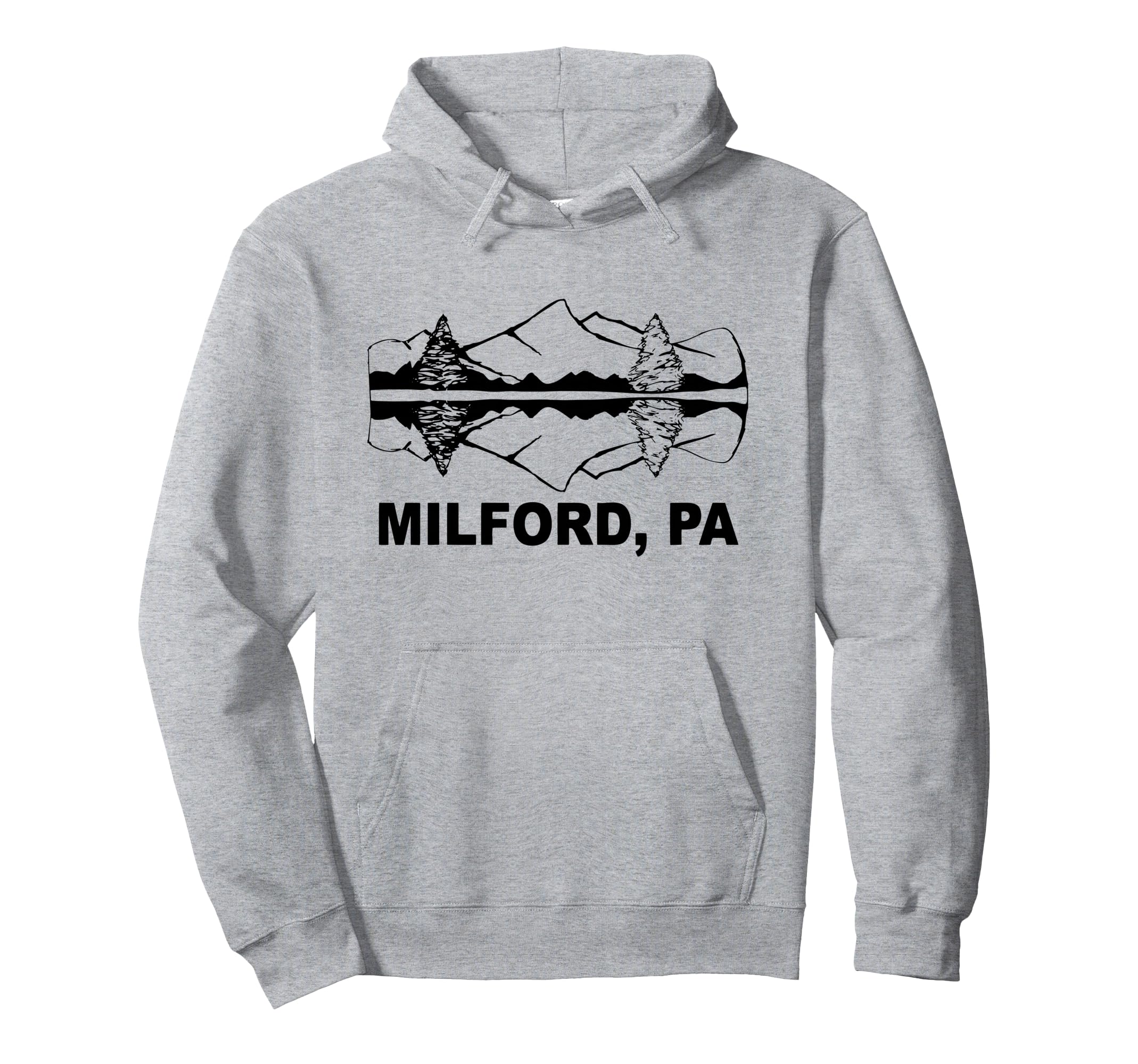 Milford Pa Pennsylvania Hoodie - Minimalist Print for Adults - T-Shirt, Sweatshirt, Hoodie