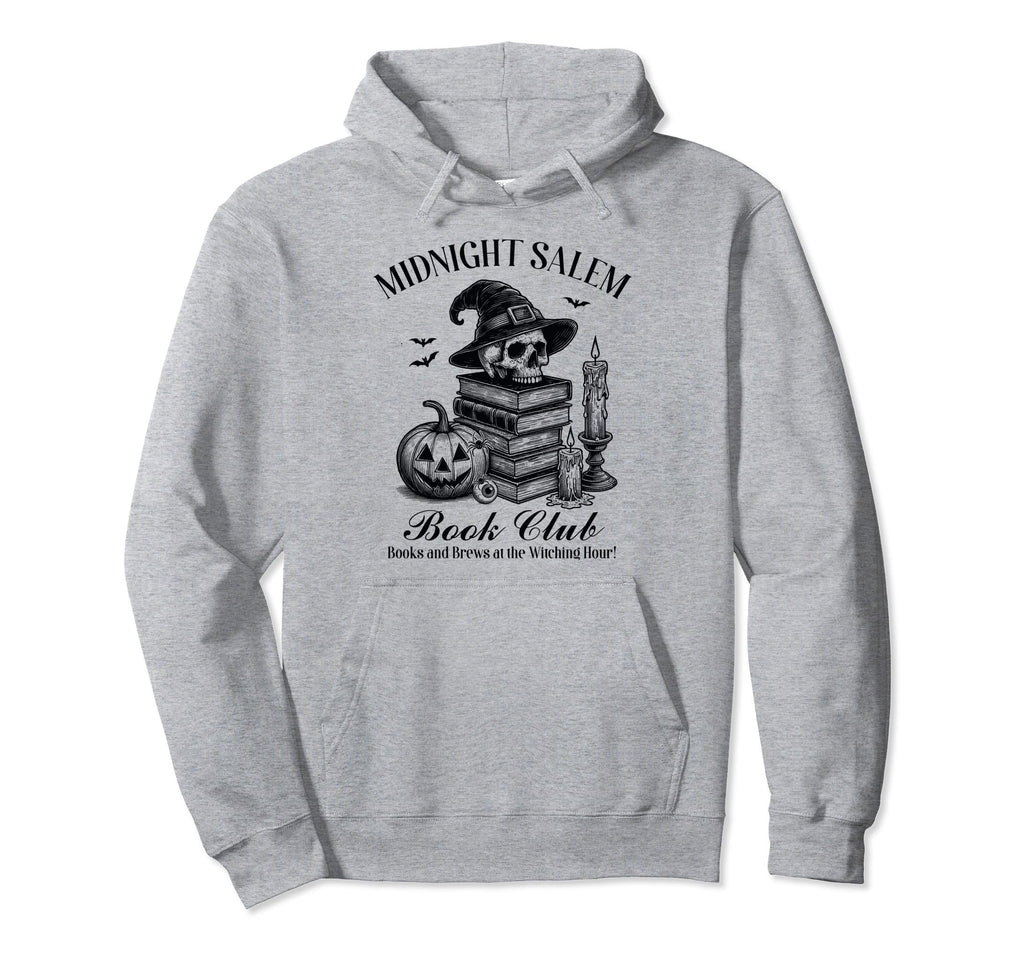 Midnight Salem Book Club Books Brews Hoodie - Custom Art Print Men Women - T-Shirt, Sweatshirt, Hoodie
