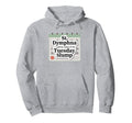 St Dymphna Funny Tuesday Slump Catholic Hoodie - Novelty Apparel Unisex - T-Shirt, Sweatshirt, Hoodie