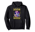 Im Book Dragon Not Worm Funny Book Hoodie - Trendy Graphic for Adults - T-Shirt, Sweatshirt, Hoodie