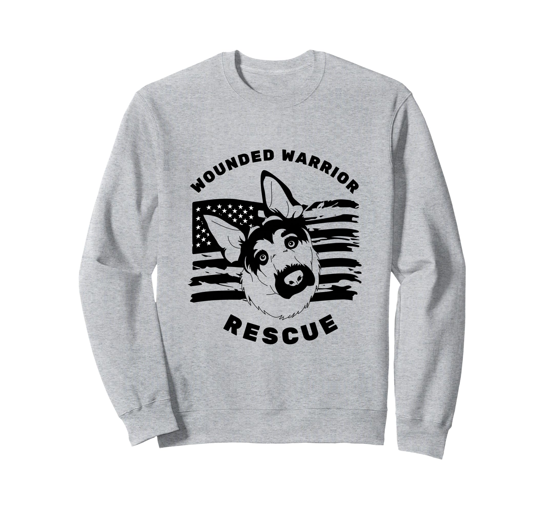 Wounded Warrior Rescue Sport German Sweatshirt - Unique Graphic for Adults - T-Shirt, Sweatshirt, Hoodie