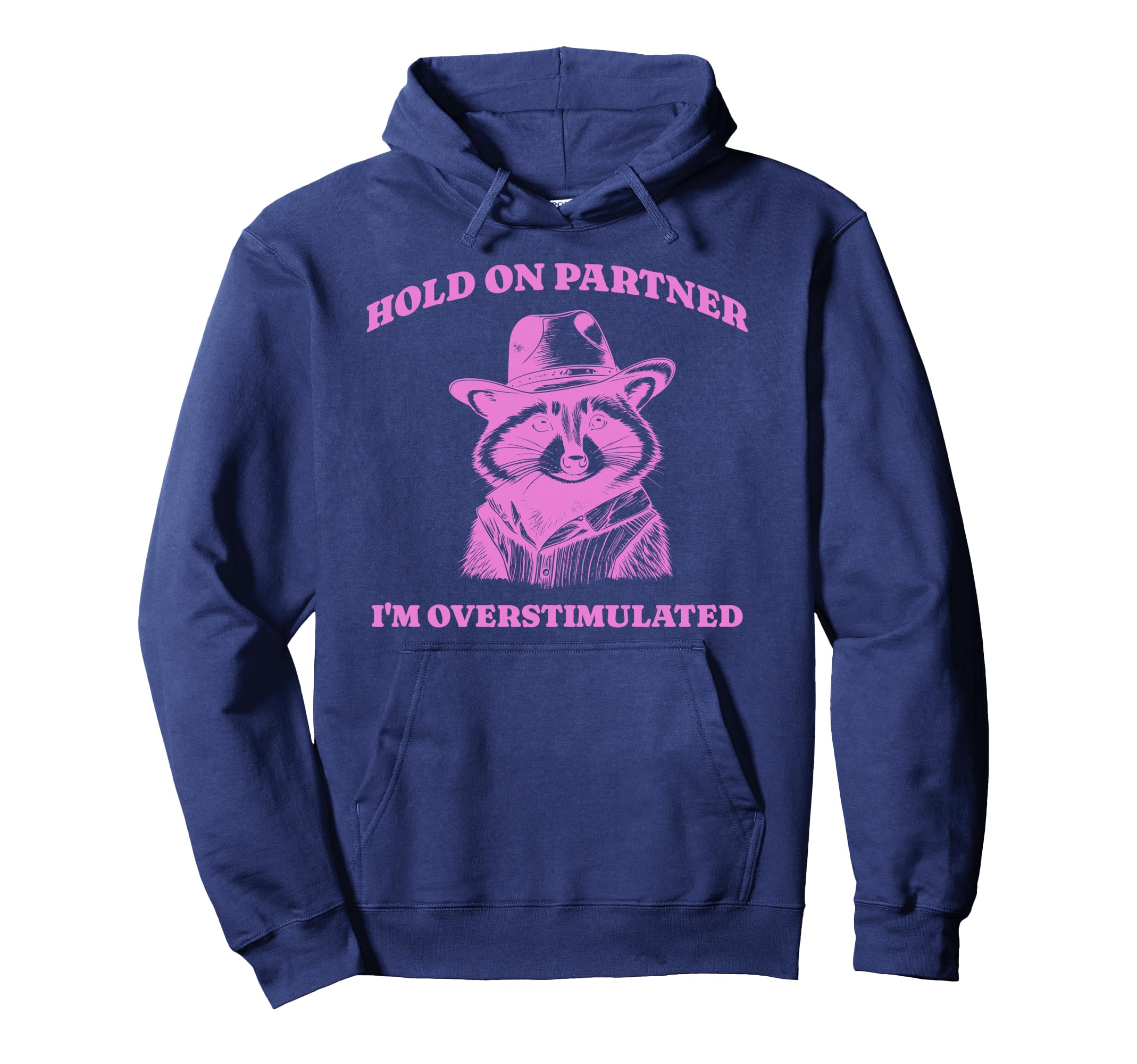 Funny Raccoon Meme Hold Partner Hoodie - Aesthetic Graphic Men Women - T-Shirt, Sweatshirt, Hoodie