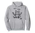 Funny Self Care Frog Doing Yoga Tea Hoodie - Streetwear Style Unisex - T-Shirt, Sweatshirt, Hoodie